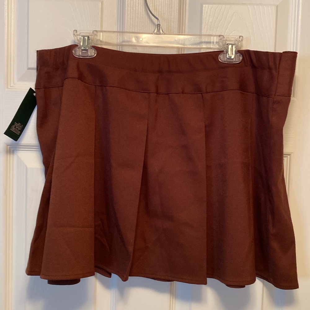 Wild Fable Brown Mini Skirt…size XXL - Picture 2 of 5
